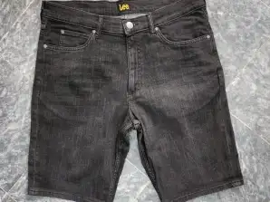 ::Pantaloni scurți din denim de marcă pentru bărbați::