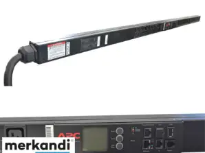 APC AP8981X631 Rack PDU 2G Commuté 3-Phase Null HE 11 kW 16A 230V 21x C13 3x C19