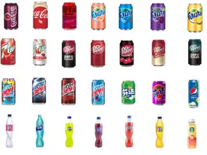 American - Asian Drinks - Coke - Pepsi - 7UP - Fanta - Dr Pepper