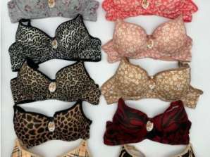 Choose from a variety of colors for wholesale women's bras from Turkey.