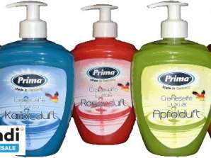 PRIMA cream soap luxury 500 ml in 5 different fragrances Cream soap luxury 500 ml in 5 different aromas