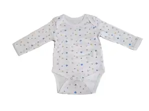 Various Code bodysuits for babies with short sleeves and long sleeves