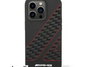 Coque Mercedes AMG iPhone 14 Pro Back cover hoesje - - Zwart J-TOO