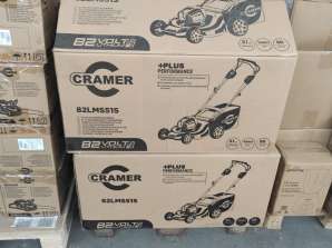 Cramer 82LM51S Cordless Lawn Mower with Two 3 Am Battery