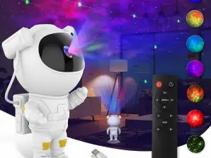 ASTRONAUT LED STAR PROJECTOR NACHTLAMP Artikel nummer:506 (Voorraad in Polen)