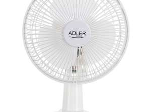 Настільний настільний вентилятор Adler AD 7301 15см 46 дБ 30 Вт