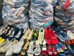 Waarschuwing groothandelsaanbieding: slechts 1 € voor 1 kg gebruikte schoenen van klasse A!