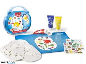 Peintures au doigt dans une valise pour enfants Creative Maped