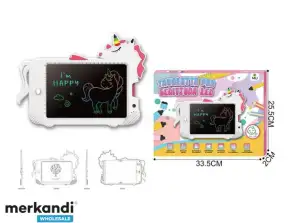Kids Graphics Tablet 10 Inch LCD Tillgänglig i 2 färger, Kids Blackboard Erasable Slate Toy för barn Födelsedagspresenter för pojkar och flickor Krokodil