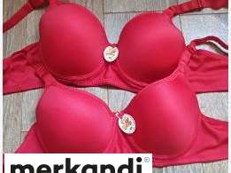 Valuable women's bras with a variety of color variants for wholesale.