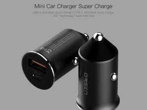 Snelle autolader USB A 45W MAX Quick Charge Eloop