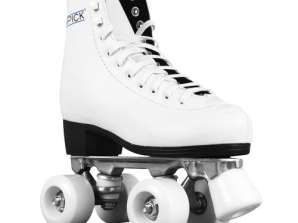 Patins de 4 rodas para patinação artística Tamanhos brancos 29 a 36