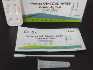 Самотестирование CorDx - комбо 4 в 1 (грипп A/B + RSV + Covid) - Возмещение
