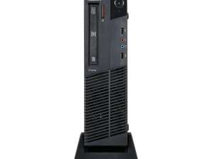 140x Lenovo ThinkCentre M78 Desktop AMD A4 A4-5300B / 8 GB RAM / 250 GB hårddisk / Inget operativsystem / Grade A-