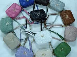 Модные женские сумки с различными цветовыми и дизайнерскими вариантами.