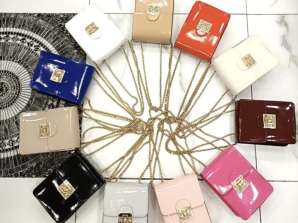 Muodikkaita käsilaukkuja naisille, joissa on erilaisia väri- ja suunnitteluvaihtoehtoja.