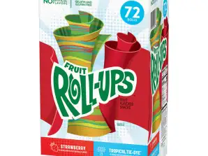 Fruit Roll-Ups 0.5oz/14g - 72pcs Box, 200 Boxes/Pallet | EAN: 980002335 - Wholesale Purchase from USA