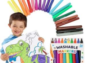 Markers erasable markers washable pens set of 20 colours