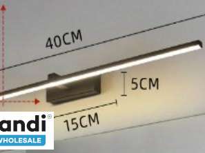 ZD121 LED-LAMPE ÜBER SPIEGEL 40CM SCHWARZ