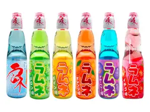HATA Ramune 200ml Verschiedene Geschmacksrichtungen - Authentisches japanisches Getränk für Einzel- und Großhandel