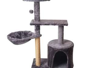 Когтеточка для кошек Кровать Будка Дом Высокий столб 90см