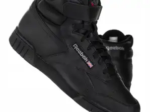 REEBOK CLASSIC SHOES BLACK HIGH LEATHER 3478