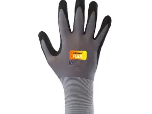 Робочі рукавички PREMIUM FLEX покриті нітриловим пінопластом - зносостійкі