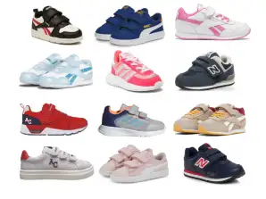 Kids Shoes Lot - Adidas / Puma / Kappa / NB / FILA ... 253 pairs