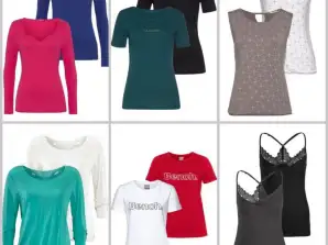 020120 Mix de camisetas de mujer de las marcas alemanas Lascana, Bench, Vivance