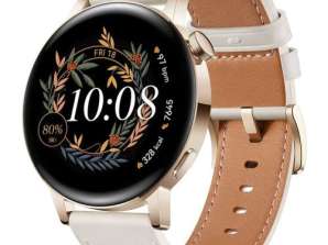 Huawei Watch GT3 42mm with Leather Strap Light Gold EU