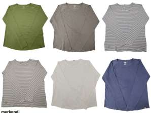 Kupranugarių moteriški marškinėliai ilgomis rankovėmis sugedę