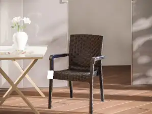 Sillas y mesas de exterior de polipropileno aptas para espacios comerciales y domésticos Precio desde 14€