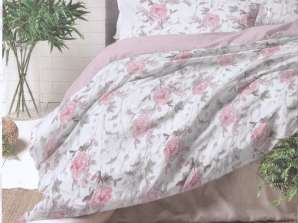 Bed linen special item 600 pieces cotton 3-fold assorted
