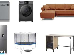 Set of 13 units of appliances and furniture Mixed quality
