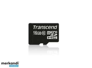 Transcend MicroSD/SDHC карта 16 ГБ UHS1 (без адаптера) TS16GUSDCU1