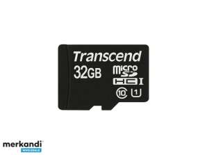 Transcend MicroSD / SDHC карта 32 ГБ UHS1 без адаптации. ТС32ГУСДКУ1