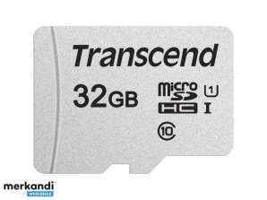 Transcend MicroSD / SDHC карта 32 ГБ USD300S-A с адаптером TS32GUSD300S-A
