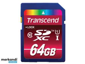 Transcend SD-карта 64 ГБ SDXC UHS-I 600x TS64GSDXC10U1