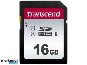 Transcend SD карта 16GB SDHC SDC300S 95/45 MB / s TS16GSDC300S