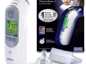Braun klinisk termometer ThermoScan 7 WE IRT 6520 - Braun termometrar grossist (UTSÅLD)
