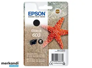 Epson TIN 603 - negro - original - cartucho de tinta C13T03U14010