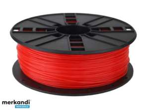 Gembird Filament PLA Rouge Fluorescent 1.75 mm 1 kg 3DP-PLA1.75-01-FR