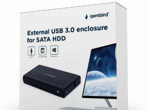 Gembird Dış. 3.5 SATA sürücü EE3-U3S-3 için USB 3.0 HDD muhafazası