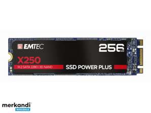 Emtec Dahili SSD X250 256GB M.2 SATA III 3D NAND 520MB/sn ECSSD256GX250