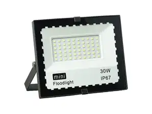 PR-1101 Projecteur LED 30W Projecteur Lampe de Construction 2700lm IP67 - Lumière Blanche