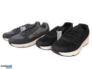 Damen-Sneaker, Größe 37-40, Schwarz und Grau