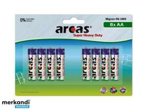 Batterij Arcas R06 Mignon AA (8 st.)