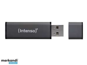 USB FlashDrive 4GB Intenso Alu Line antrasiittiläpipainopakkaus
