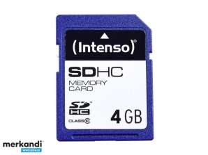 SDHC 4GB Intenso CL10 lizdinė plokštelė