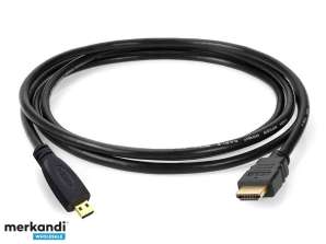 Reekin HDMI-Micro HDMI -kaapeli 1 0 metrin nopeus Ethernetillä